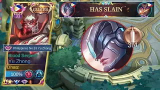 TRUE DAMAGE BUFF ALPHA NOW CAN COMPETE VS YU ZHONG?! | YU ZHONG PASSIVE ABUSE - MLBB