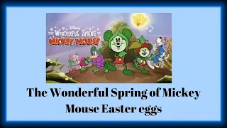 The Wonderful Spring of Mickey Mouse Easter eggs