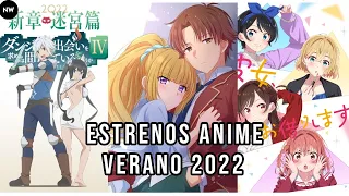 Estreno Animes Temporada Verano 2022