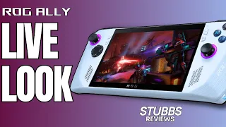 Asus ROG Ally: Unboxing, Impressions, Gameplay & Comparisons (Live Look!)