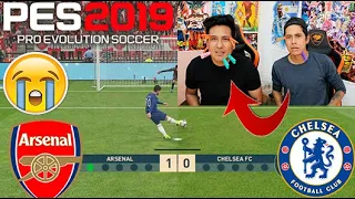 !!RETO PES 2019!! Chelsea vs Arsenal ⚽️⚽️!! CON CASTIGO DOLOROSO 😓😱( Epic reto)