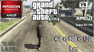 GTA 5 4GB vs 8GB vs 12GB Ram Battle