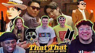 AMERICANS REACT TO PSY - 'That That (prod. & feat. SUGA of BTS)' MV