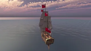 3D Sailing Ship H.M.S. Royal George