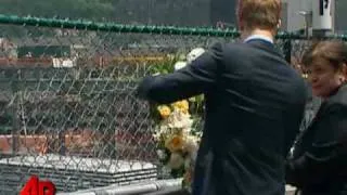 Raw Video: Prince Harry Visits NY's Ground Zero