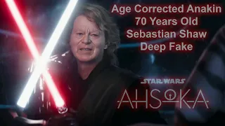 Ahsoka: Old Anakin (Sebastian Shaw) Deep Fake Age 70