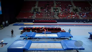 LIU Lingling (CHN) - 2017 Trampoline Worlds, Sofia (BUL) - Qualification Trampoline Routine 2