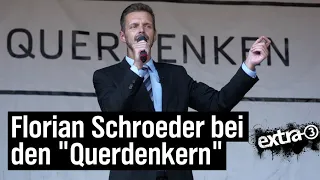 Hintergrundbericht: Florian Schroeder bei den "Querdenkern" | extra 3 | NDR