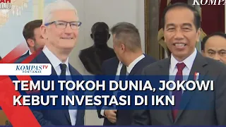 Temui Bos Apple Tim Cook & Eks PM Inggris Tony Blair, Presiden Jokowi Ingin Kebut Investasi IKN