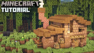 Minecraft - Mud Brick Starter House Tutorial (How to Build)