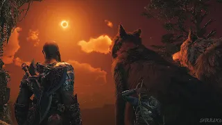 GOD OF WAR RAGNAROK - Skoll and Hati Wolves Awake & Begin Ragnarok Sunset (4K 60FPS)