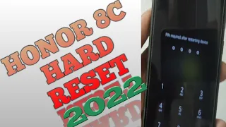 Honor 8c hard reset || 2022 ||
