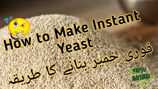 How to Make Instant Yeast/Homemade Instant Yeast Recipe