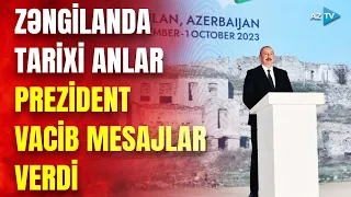 Prezident Zəngilanda mühüm tədbirdə: forumdan XÜSUSİ REPORTAJ