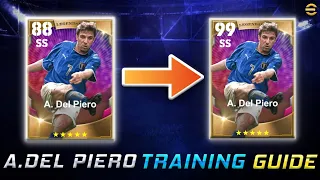 How to Train 98 Rated *A.Del Piero* in eFootball 2023 mobile 🤩🔥