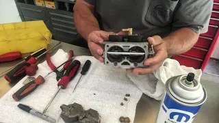 How To Rebuild Yamaha V6-V4 2 Stroke Carburetor.