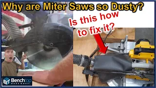 Miter Saw Dust Collection Deep Dive // Best Ways to Improve Your Saw // EP 82