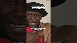 Stormzy back at his Primary School 🥹