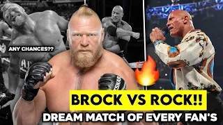 What If The Rock Return & Brutal Destroy Brock Lesnar | Rock vs Brock Lesnar 2023