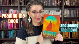 READING DUNE 📕 AND WATCHING THE DUNE MOVIE ADAPTATION 🎥 | VLOG