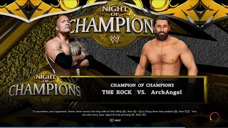 WWE 2K23 Archangel vs The Pebble