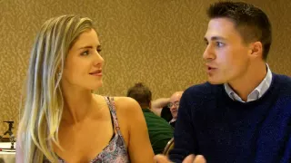 SDCC 2013 Arrow - Emily Bett Rickards, Colton Haynes