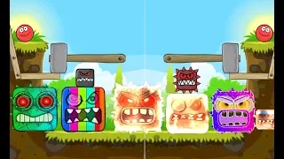 Red Ball 4 : Fire Boss & Rainbow Boss 'ALL VOLUME ' with Red Ball