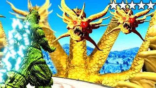 GTA 5: GODZILLA vs KING GHIDORAH In GTA 5 | (Epic Battle!) | (Godzilla GTA 5 Mod)