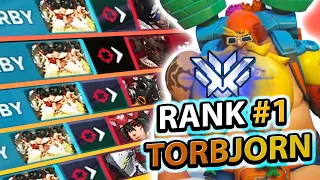 This is what the RANK #1 TORBJORN looks like!!! - Competitive Overwatch 2