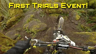 Riding My First Trials Event! COTA Round 3, Cedar Creek, Tillamook State Forest - TRS Xtrack