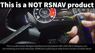 Very first aftermarket Virtual Cockpit for Audi A4, Q5 B8 cars? Worth it?