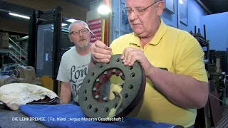 This is how the steering of a half-track vehicle works: example of heavy Wehrmacht tractor