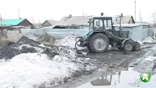 Северо-запад Костаная заливают талые воды