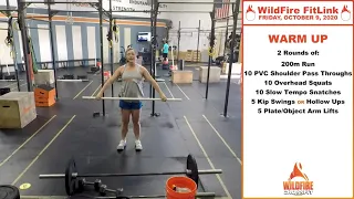 Friday, October 9 | WildFire CrossFit Workout