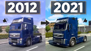 History of TRUCK SOUNDS in Euro Truck Simulator 2 | 2012 vs 2021 | Toast