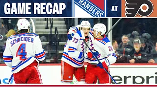 GAME HIGHLIGHTS: New York Rangers at Philadelphia Flyers (2/24/24)