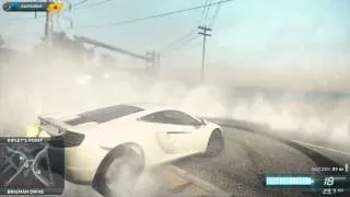 Need For Speed Most Wanted 2012 McLaren MP4 12C burnout