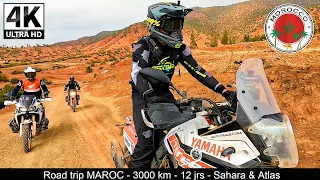 Motorcycle road trip in MOROCCO from Nador to the Sahara Desert via the Atlas 3,000 km in 12 days