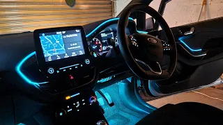 Ford Fiesta MK8 Ambient Lighting Install | RGB LED Car Interior Lights | Car Ambient Lights
