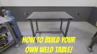 How to Build the 30" x 48" DIY Welding Table from Texas Metal Works