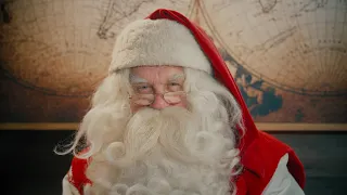Mensaje de Papá Noel Santa Claus A Los Niños  Navidad  Laponia Finlandia Polo Norte