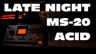 Late Night MS-20 Acid (elektron machinedrum, microKorg, 2x SQ-1)