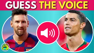 Guess The Football Player By Voice 🔊 ⚽️🗯️ Football Quiz