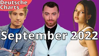 TOP 50 Songs September 2022 | Deutsche Charts | DeCharts