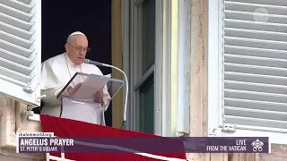 Recitation of the Angelus prayer by Pope Francis | Live | 19 March 2023