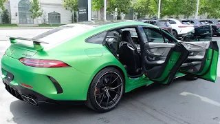2023 Mercedes-AMG GT 63 S 4-door Coupe (630 HP) in AMG Green Hell Magno — Price $222,050 #amggt63s