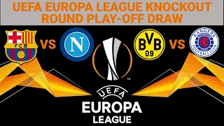 UEFA Europa League knockout round play-off draw | Football Flash | #football |#UELdraw #UEL