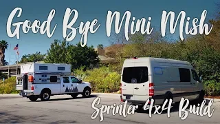 Goodbye Mini Mish & Adding Reflectix :: Sprinter 4x4 Camper :: Day 7