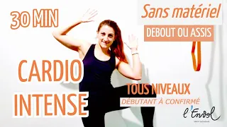 *🖥️ LIVE WORKOUT ADAPTÉ 30 MIN CARDIO INTENSE ! ✊ °LAURIE*L'ENVOL