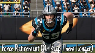 How To Force Players To Retire (Or Stay Longer) In Madden